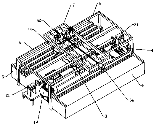 Steel rail kidney hole machining device used for rail traffic