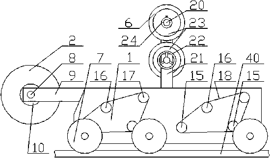 Combined double-layer composite seedling bed laying machine