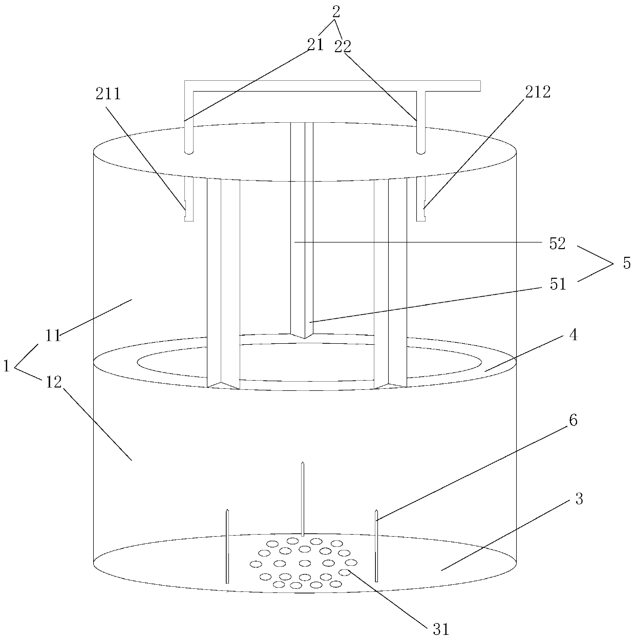 Device for preparing fully deposited silicon carbide coatings by chemical vapor deposition