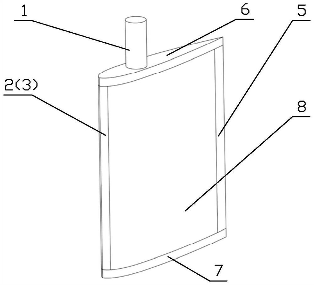 Marine elastic rudder