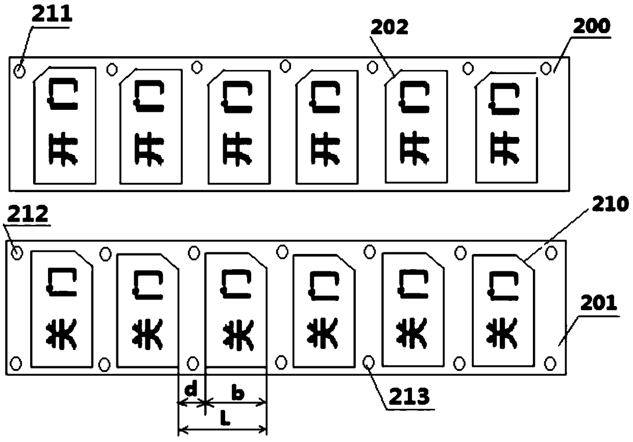 Rotary disc type full-automatic labeling system for door handles