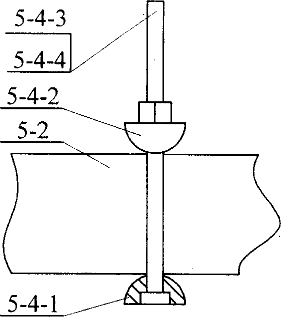 Three-point bending beam type apparatus for big size material damping test