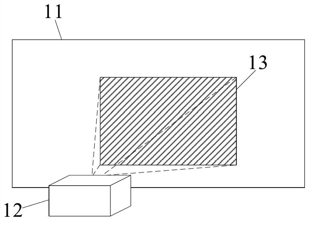 Transparent display device testing method and device