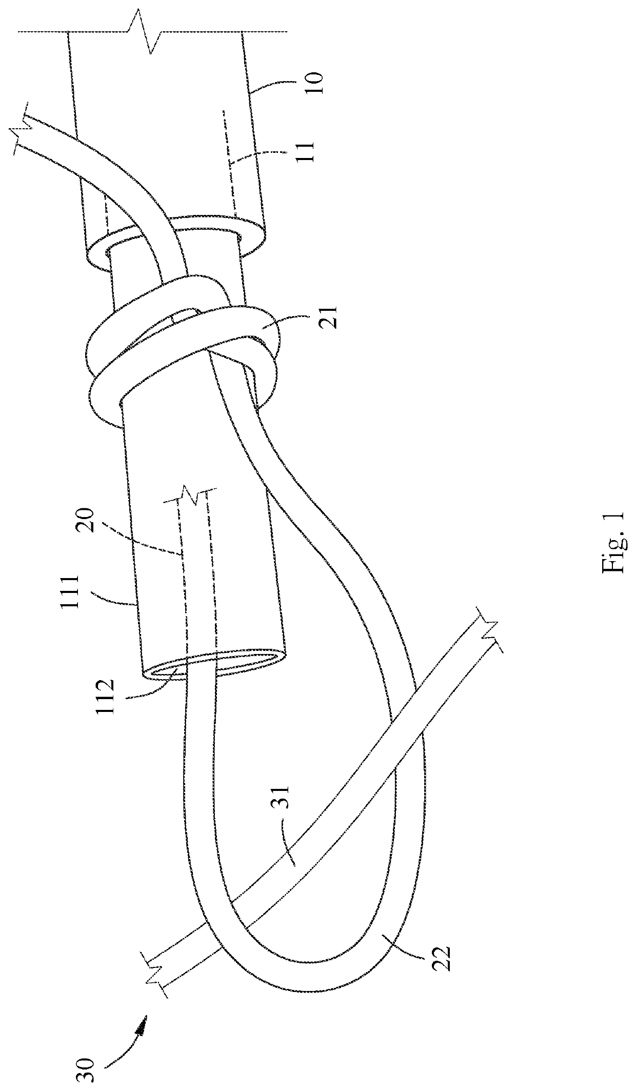 Knotting Assembly for Surgical Suture Line