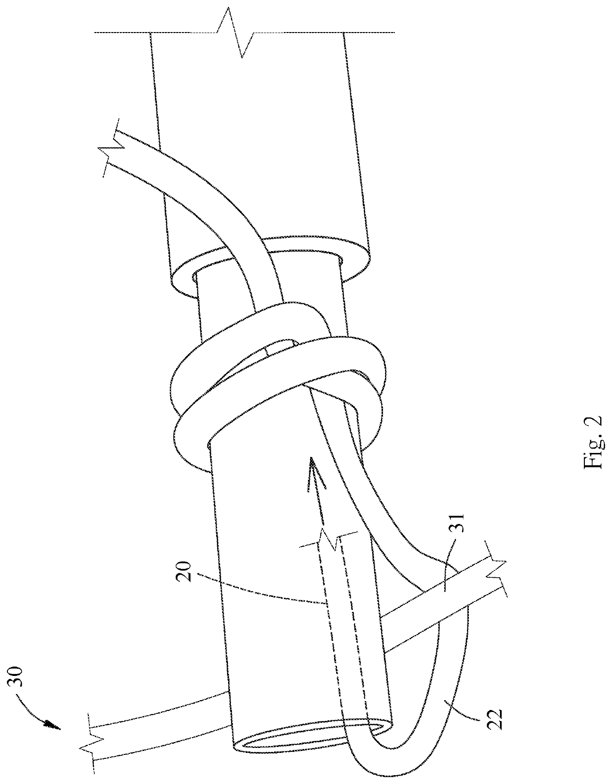 Knotting Assembly for Surgical Suture Line