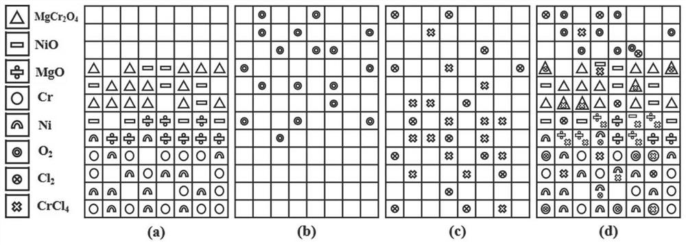 Nickel-based alloy corrosion layer dynamic evolution analysis method based on cellular automaton