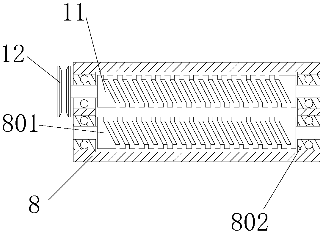 Slag grinding device for electric power