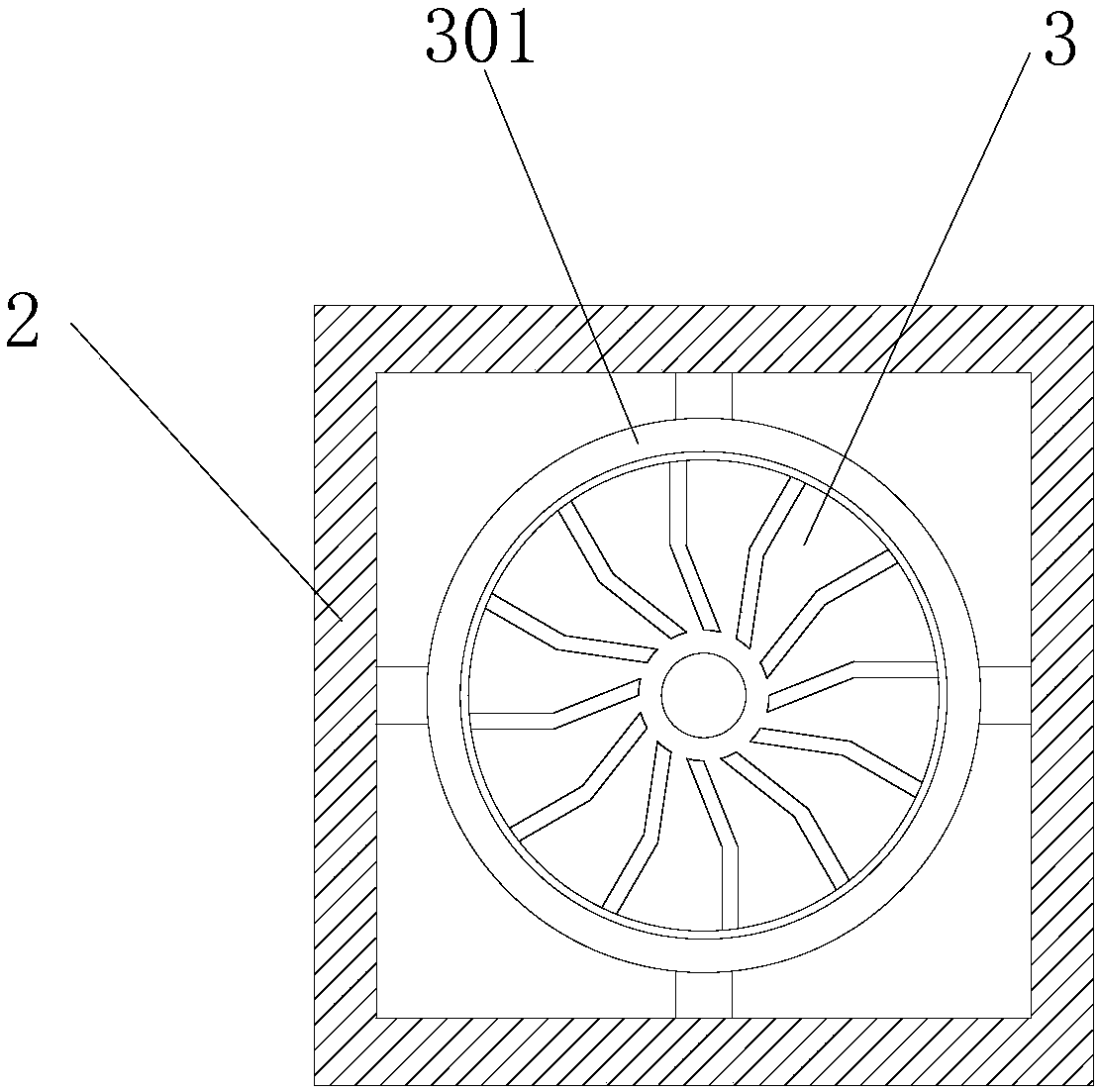 Slag grinding device for electric power