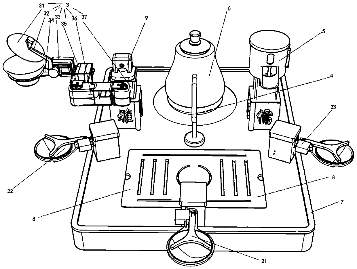 Full-automatic intelligent robot and control method thereof