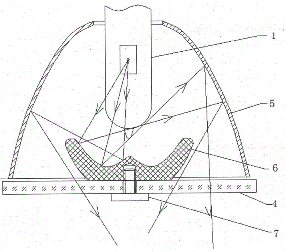 Manufacture process of anti-glare lamp with light efficiency improvement function