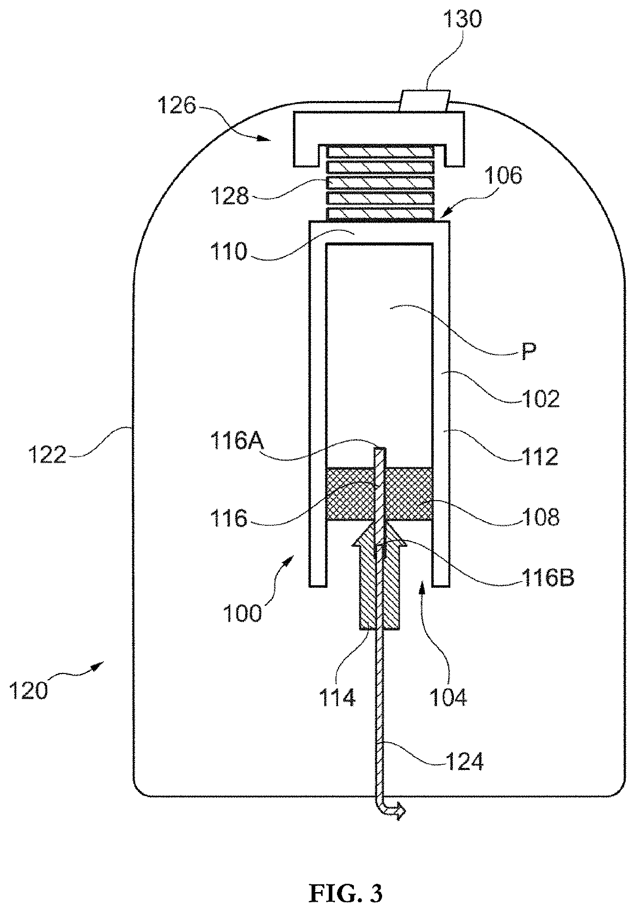 Containers having closed ends, container assemblies and medical devices having such containers