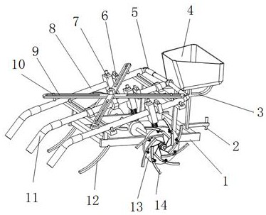 Automatic seeder with adjustable seeding distance