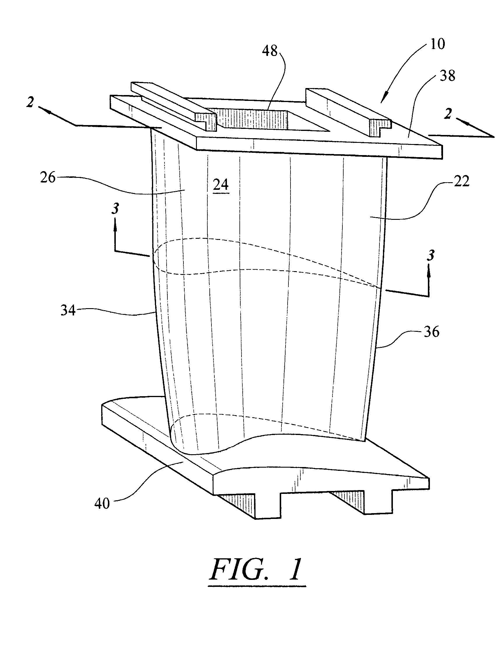 Gas turbine vane with integral cooling flow control system