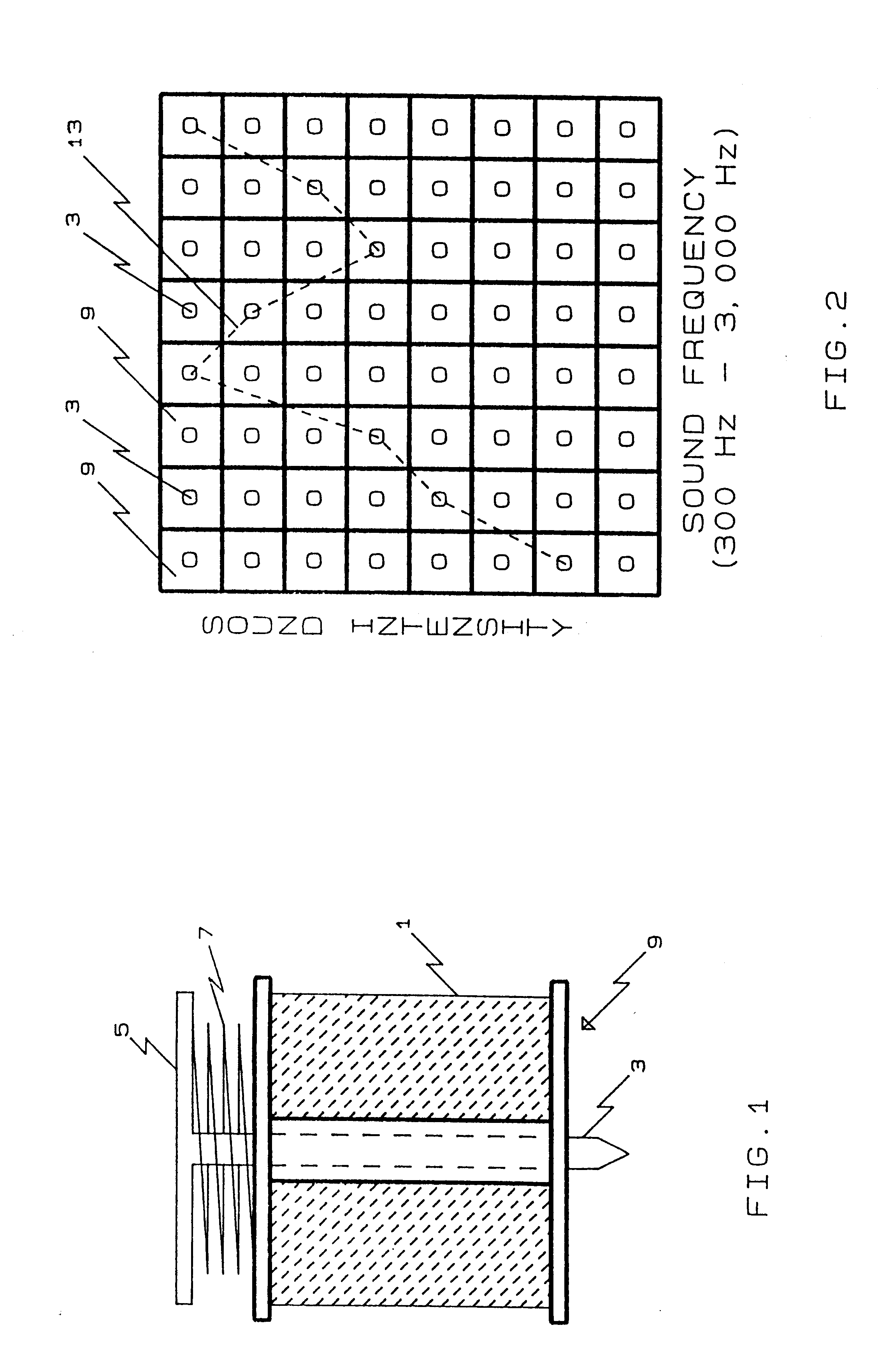 Tactile and visual hearing aids utilizing sonogram pattern recognition