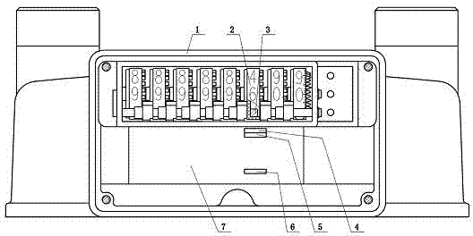 Sampling and counting mechanism for diaphragm gas meter