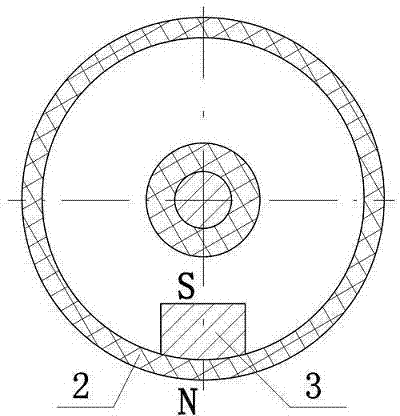 Sampling and counting mechanism for diaphragm gas meter