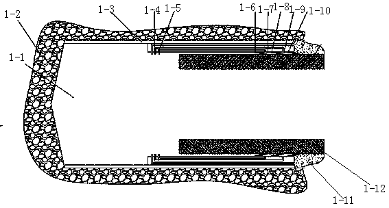 Experimental equipment for shield tail brush