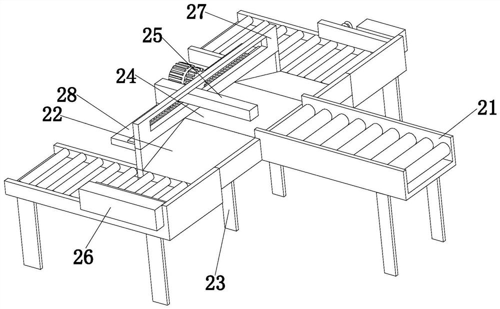 A tire alignment device for tractor production