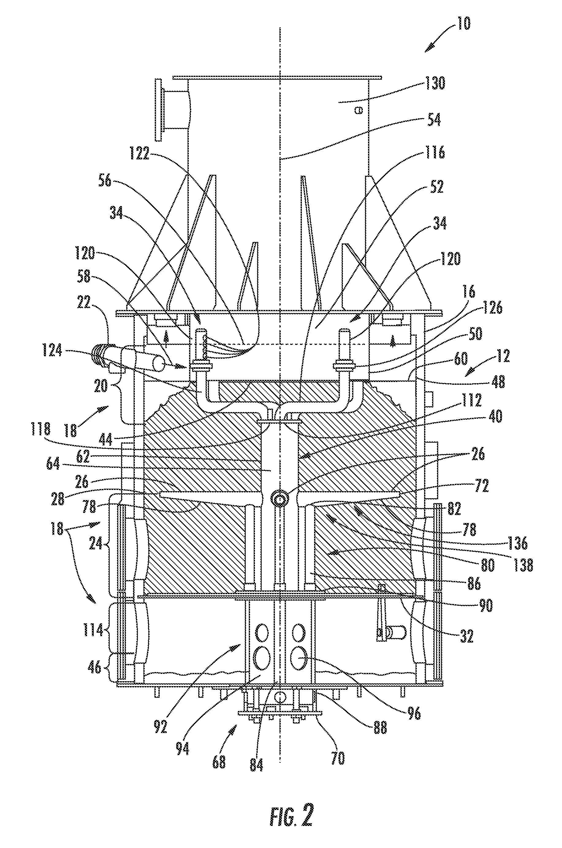 Plasma assisted gasification system with agitator drive assembly in reactor vessel