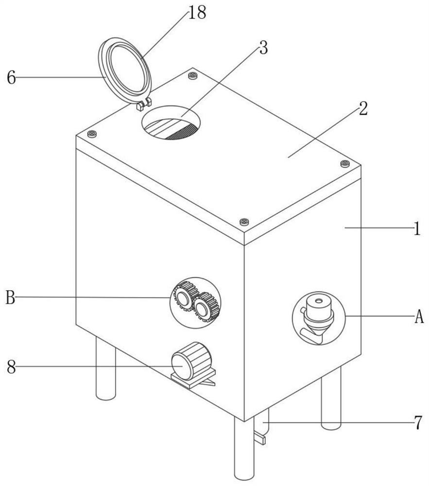 Deodorization equipment for garbage treatment device