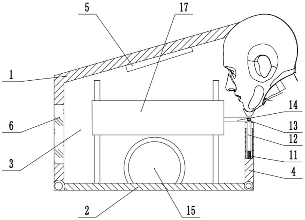 Financial material filling secrecy device