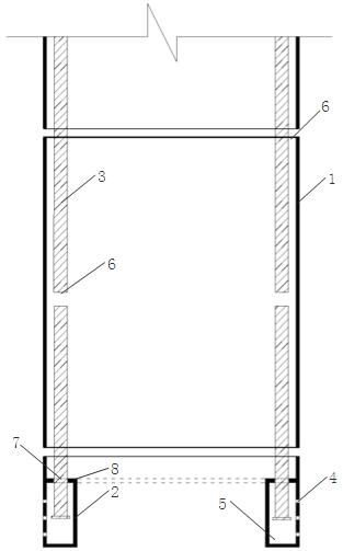 Structure and Construction Method for Reducing Pile Length in Deep Soft Soil Layer by Forming Composite Foundation