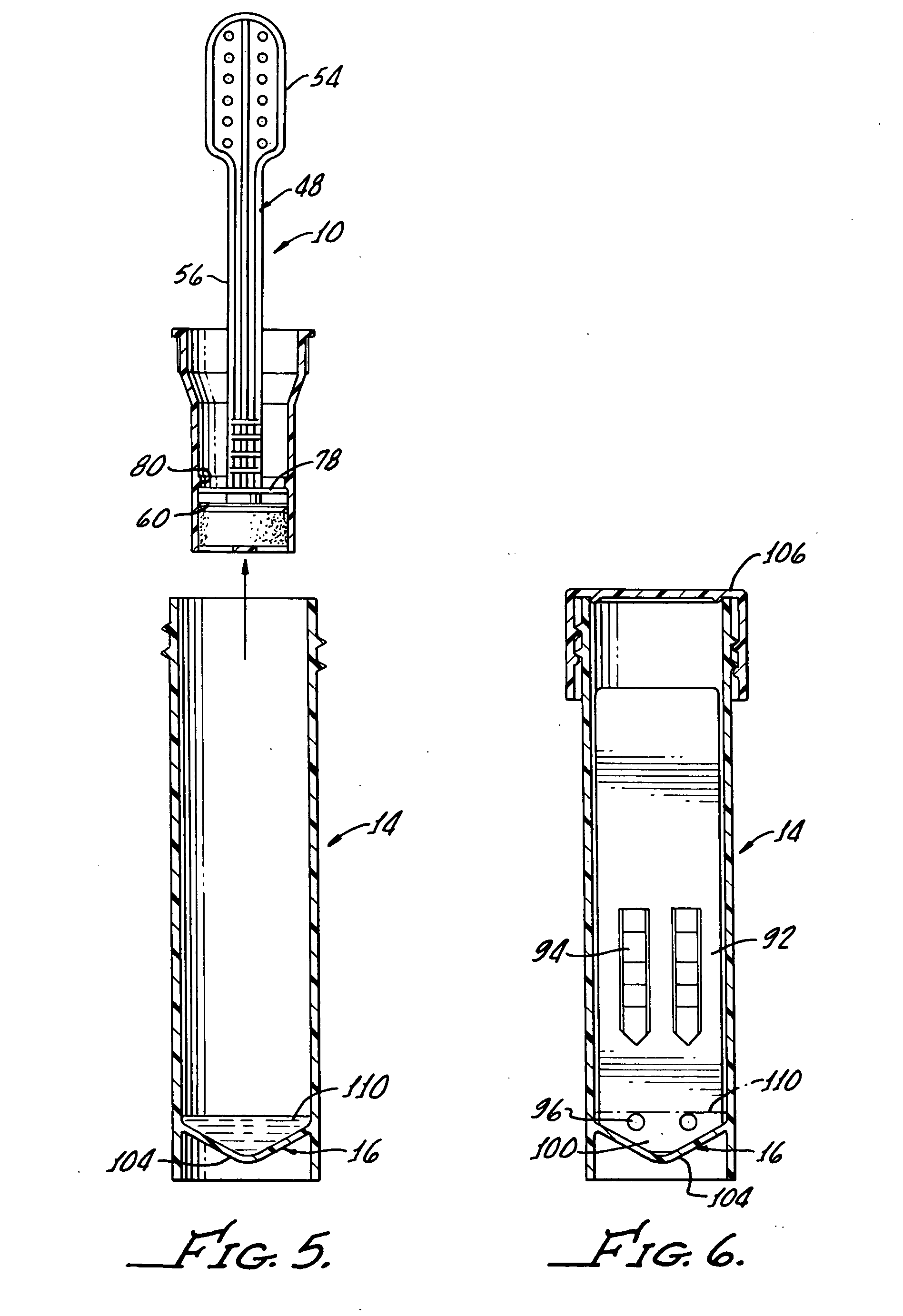 Fluid collection and testing device