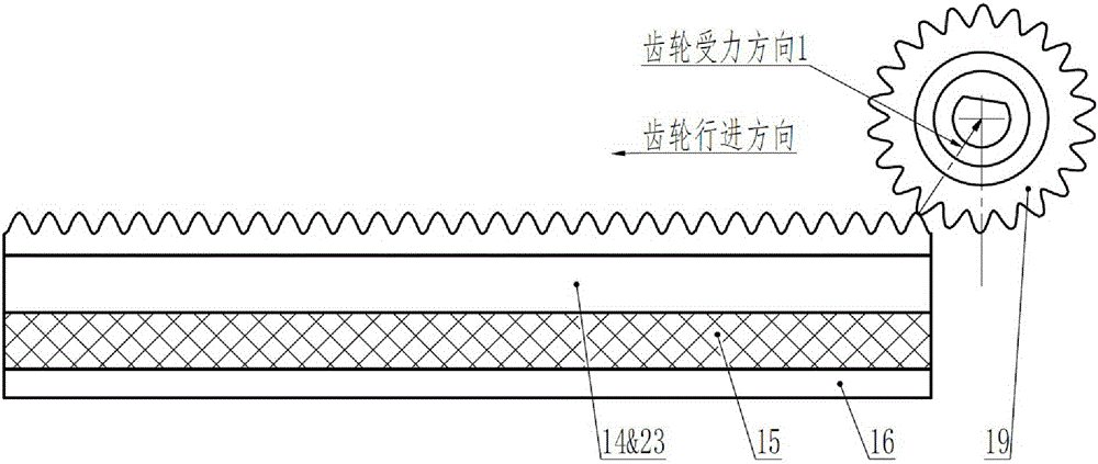 Mechanical device for achieving two-dimension closed motion trail through single power source