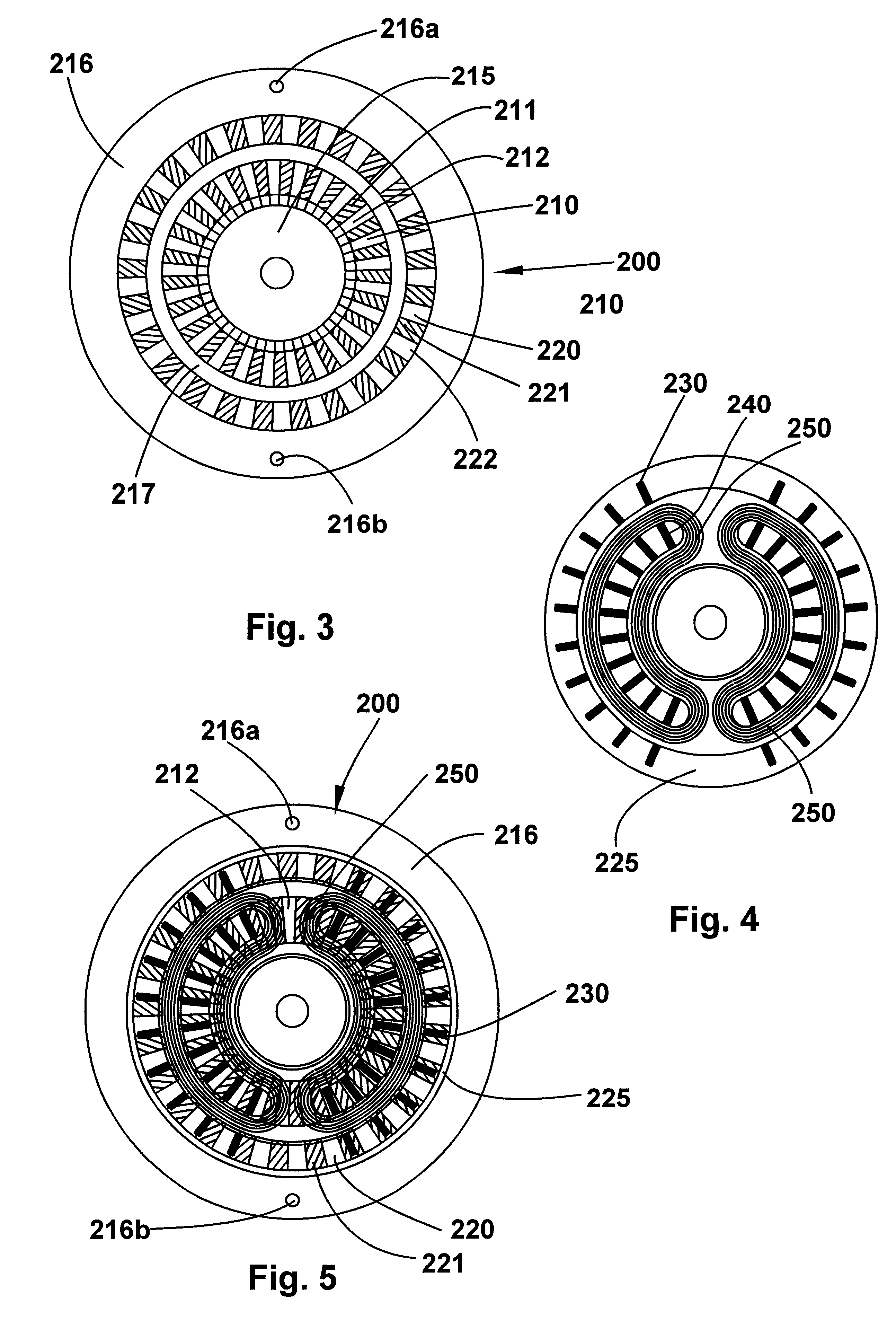 Device for forming a leno selvedge with an electric motor comprising a rotor and a stator accomodating the rotor