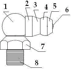 Novel grease nipple structure