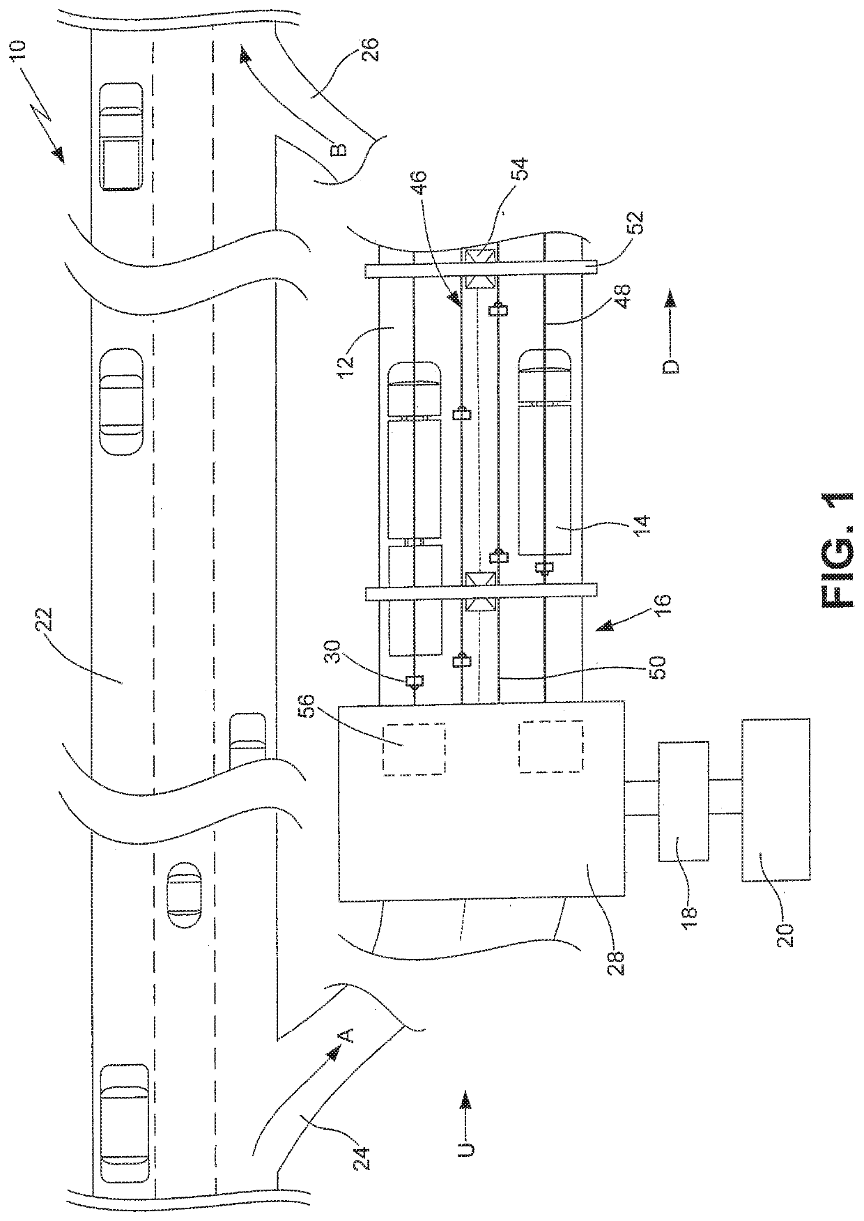 Gravity line power generation system