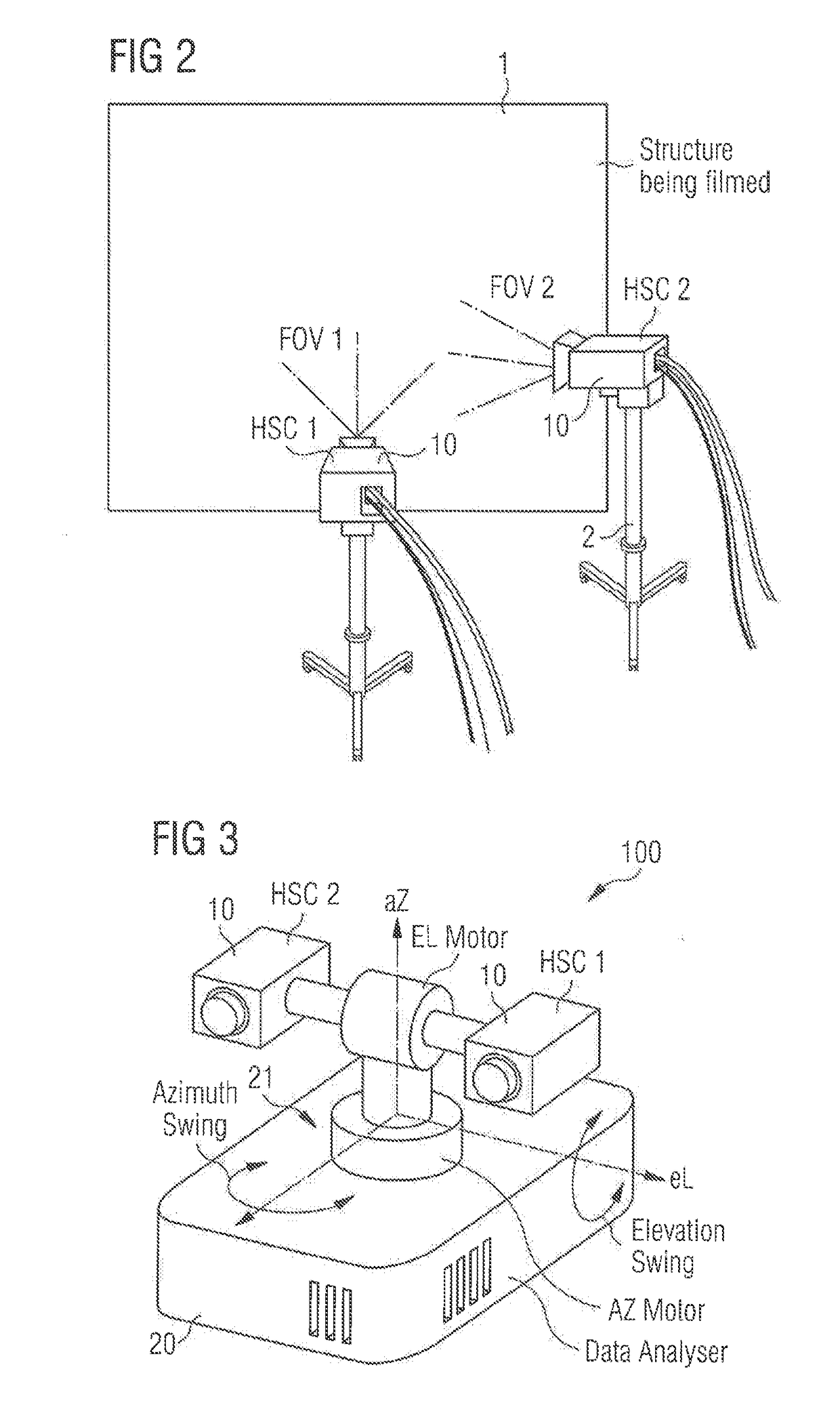 Modular device for high-speed video vibration analysis