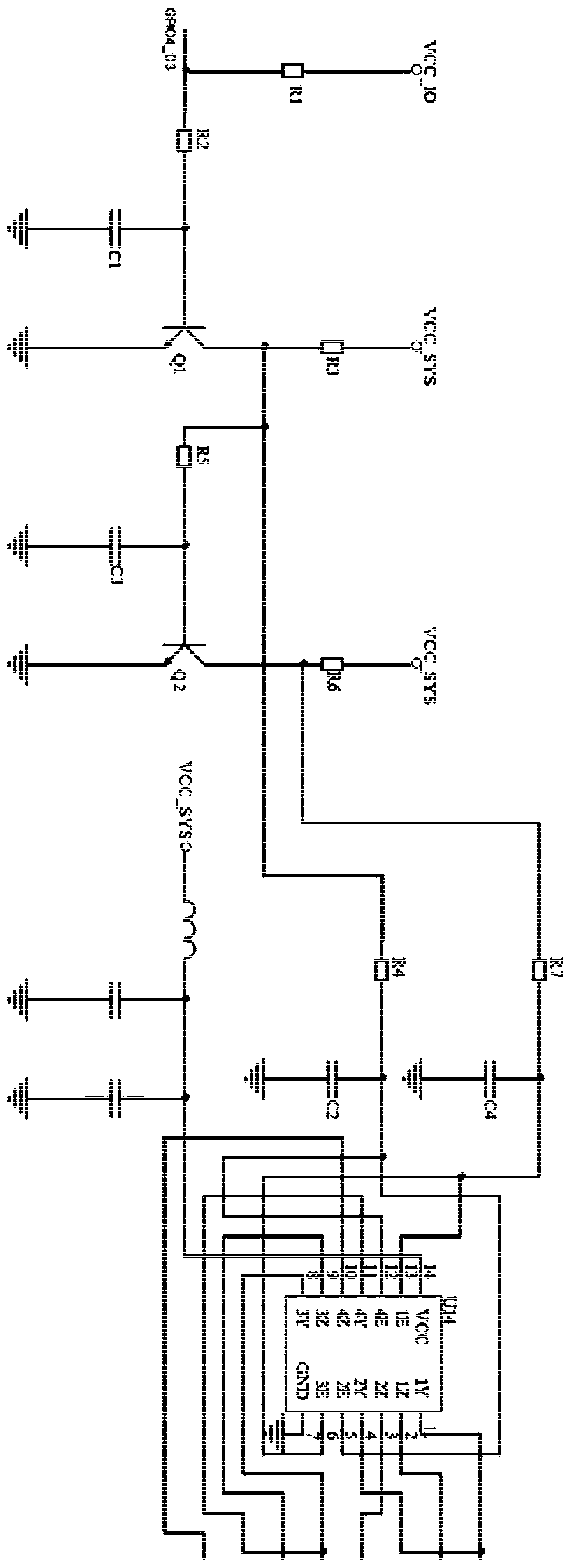 Circuit of medical communication equipment, and medical communication equipment