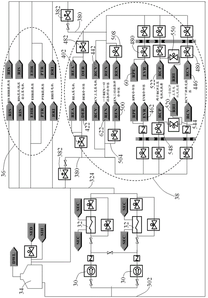 Separate cooling structure for users of cooling water system of nuclear power plant equipment