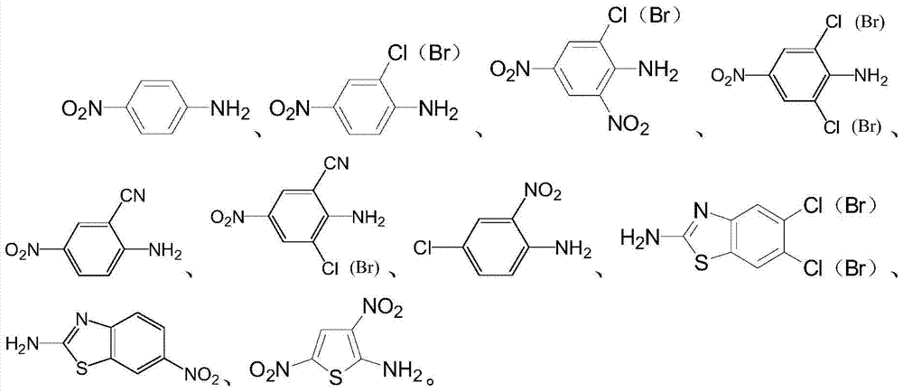 A kind of preparation method of azo disperse dye with ester group