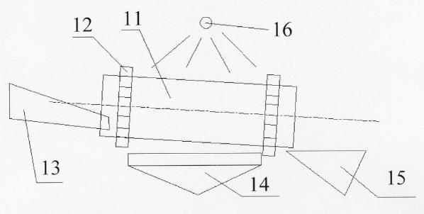 Device and method for recovering afterheat during red hot pellet cooling of rotary hearth furnace