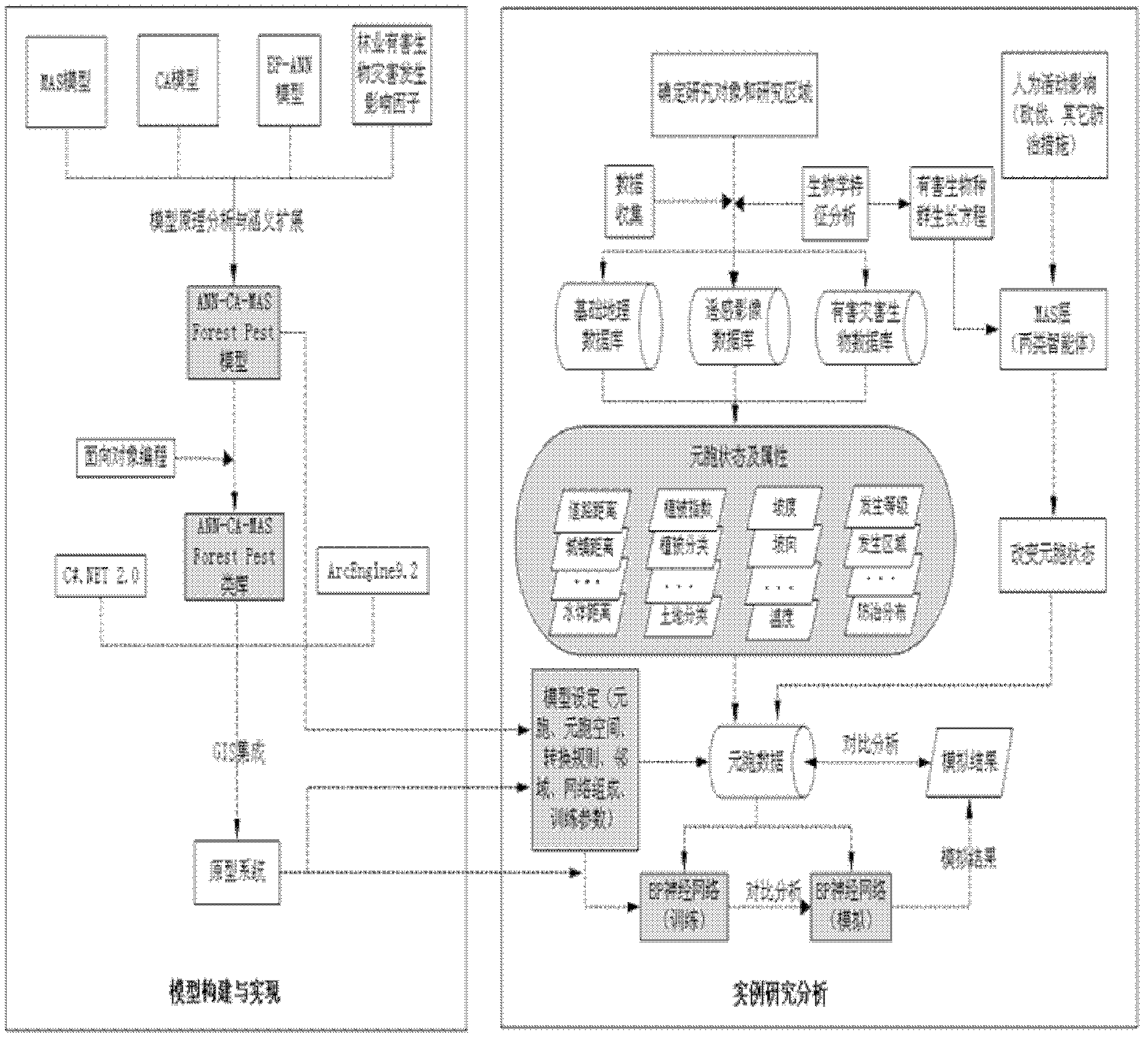 System and method for predicting forest pest disaster