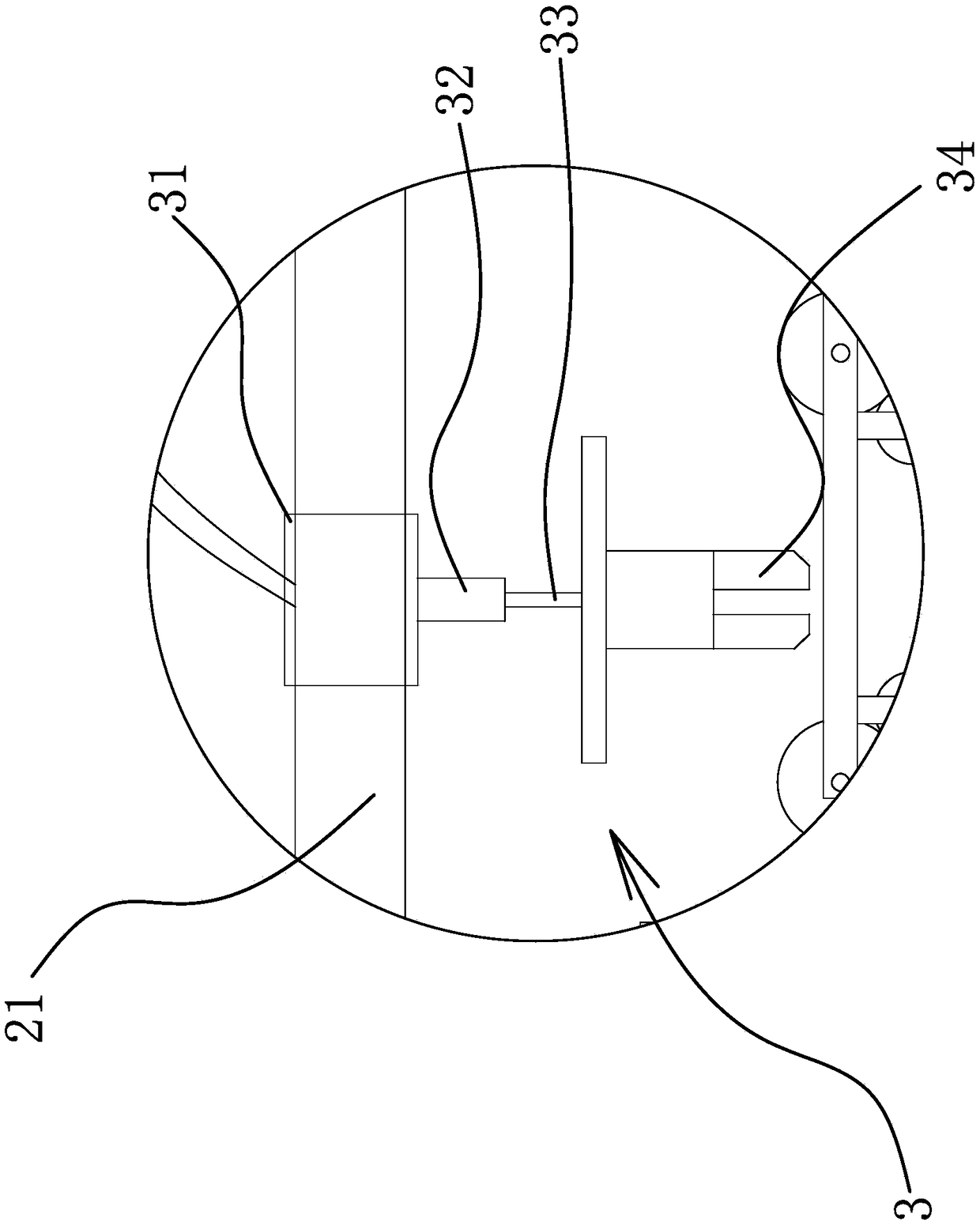 Feeding manipulator of yarn drum covering machine