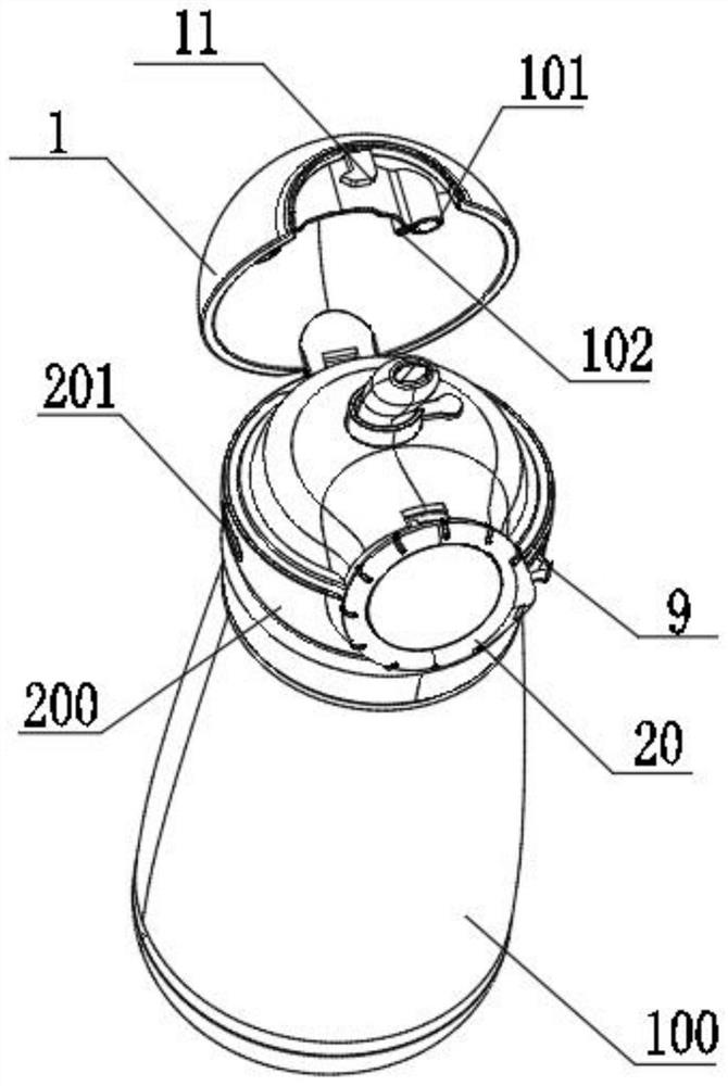 Intelligent digital display bouncing straw cup