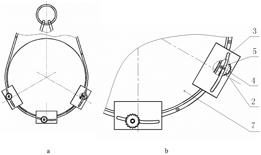 A spreader for upright hoisting of circular sheet metal and its application method