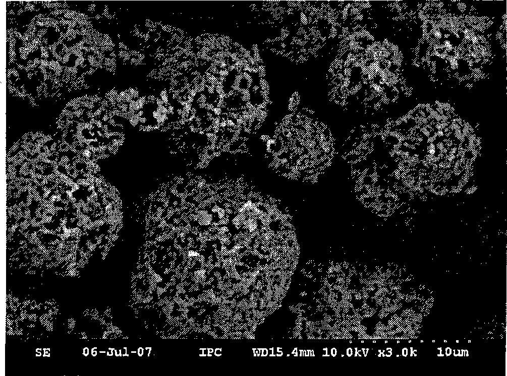 Anode polyporous material of lithium ion cell and preparation method thereof