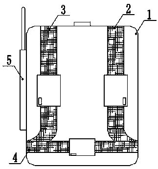 A device for dynamically identifying topology of network equipment in smart substations based on mac address matching