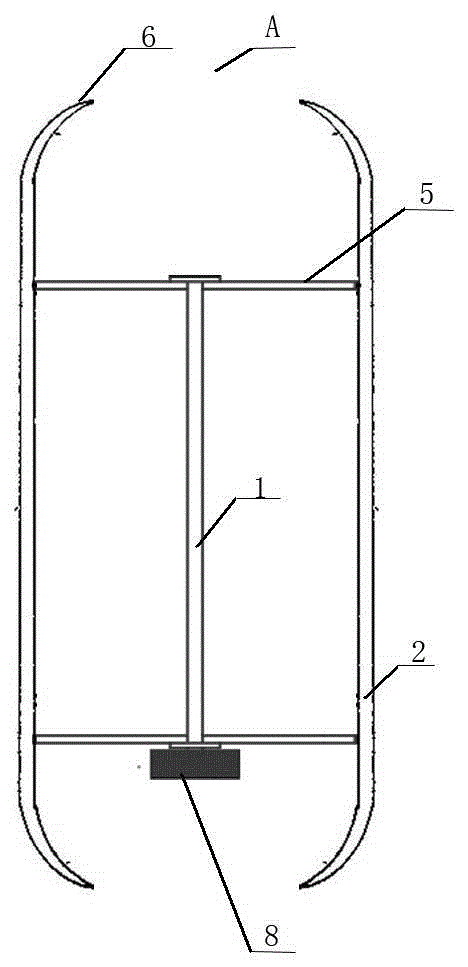 Double-rotor wind power generation unit