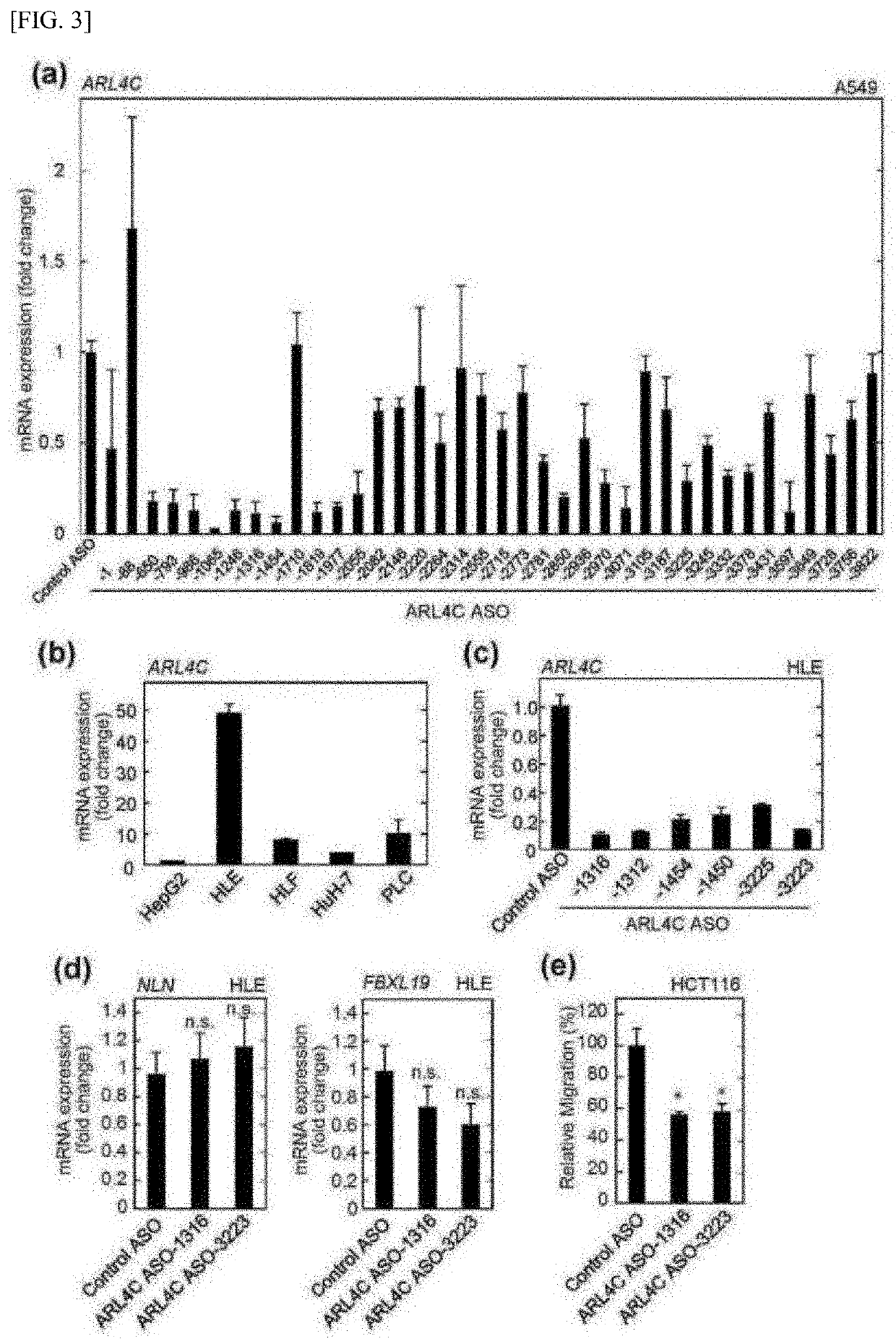 Antisense oligonucleotide targeting arl4c molecule, and nucleic acid drug using antisense oligonucleotide