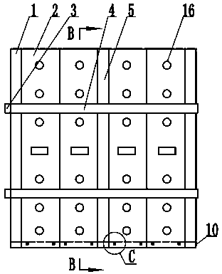 Retractable logistics transport box