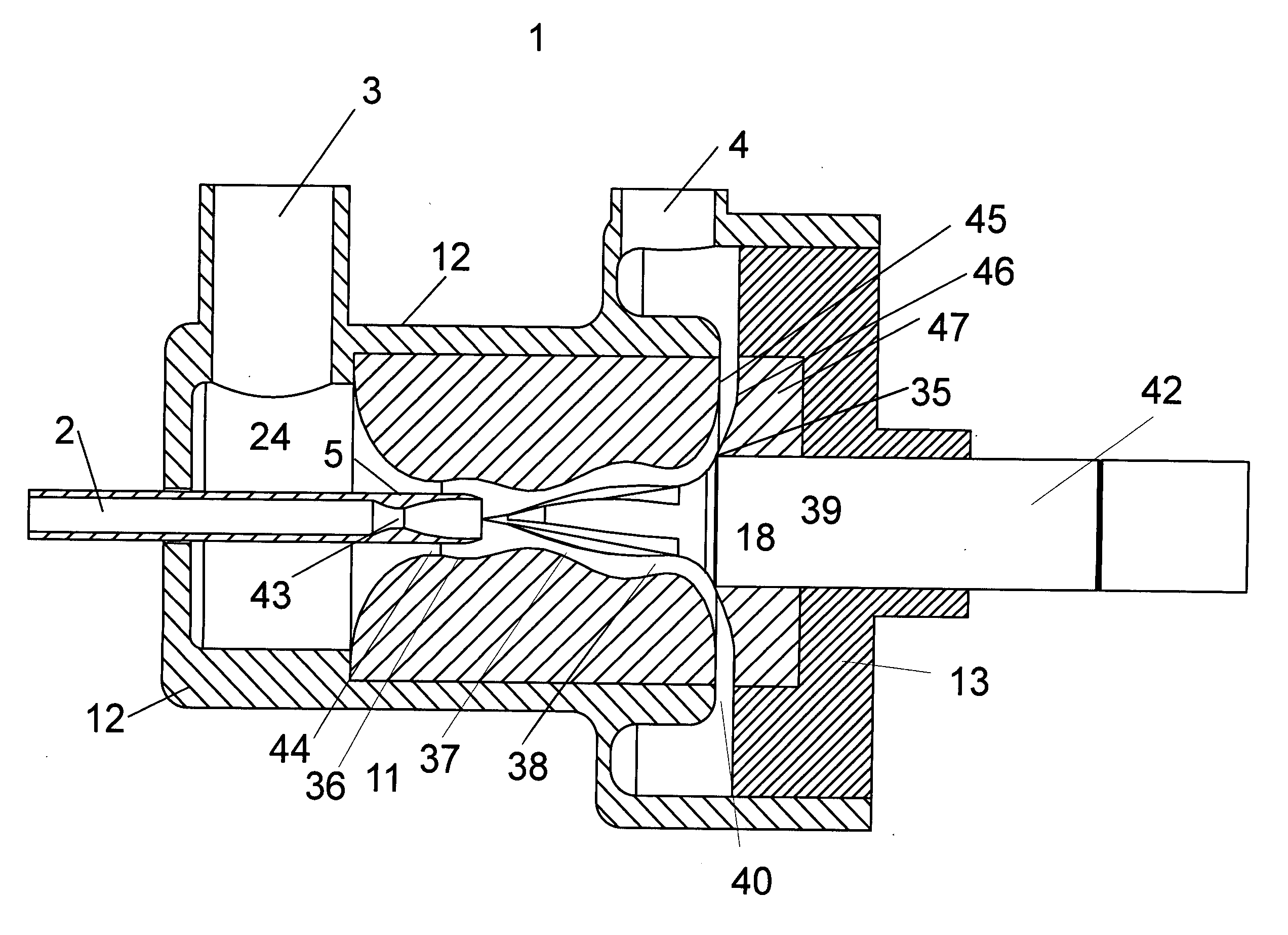 Pressure exchange ejector