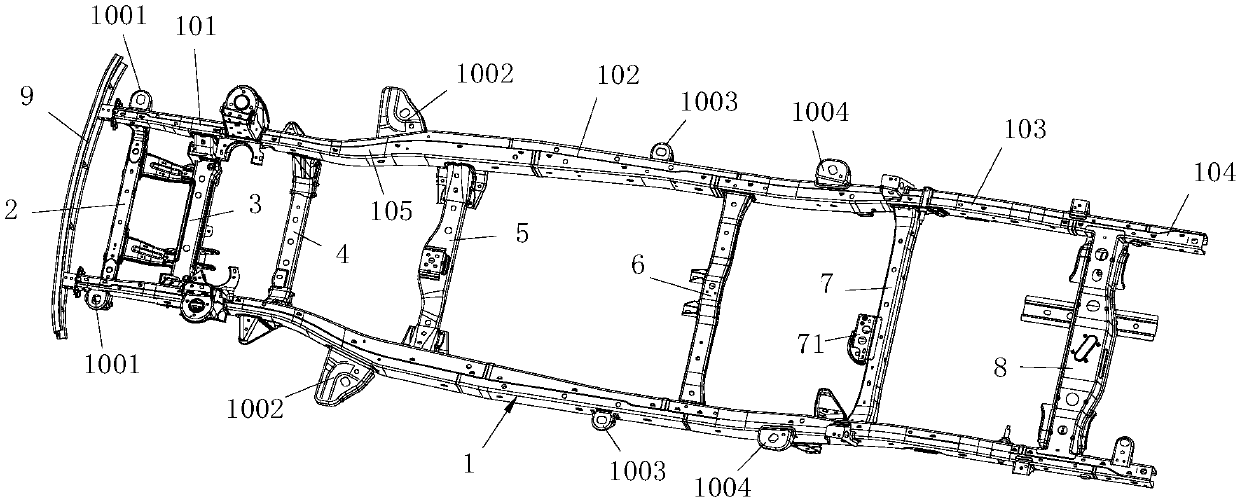 Automobile frame