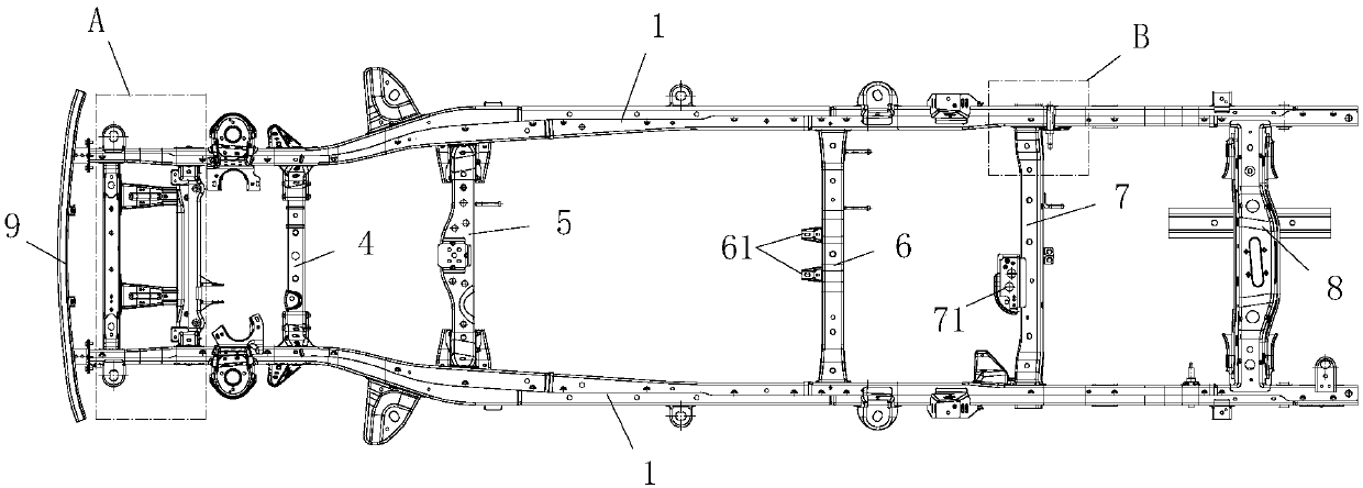 Automobile frame