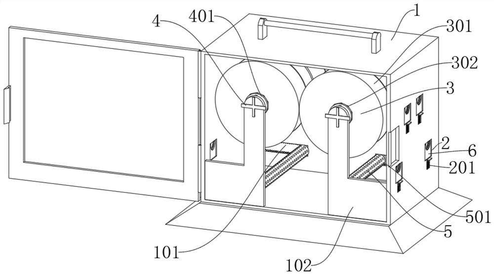 A Tensioning Device for Weak Current Cables Based on Electronic Information Field