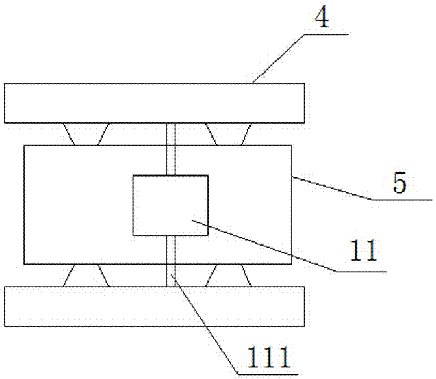 Split tracked vehicle